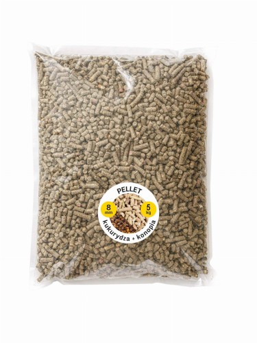 Pellet Wędkarski Kukurydza Konopie 8 mm Zanęta 5 kg
