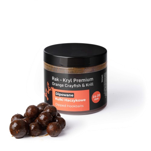 Dipowane Kulki Haczykowe Rak + Kryll 16-20mm