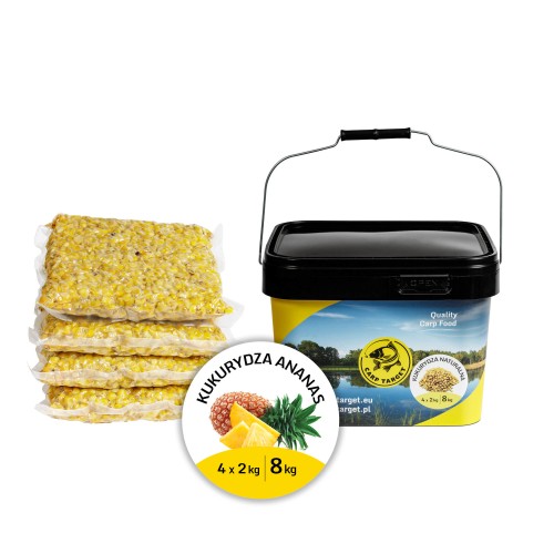 Kukurydza Ananas Zanęta 8 kg (4x2kg) + Wiadro 10L